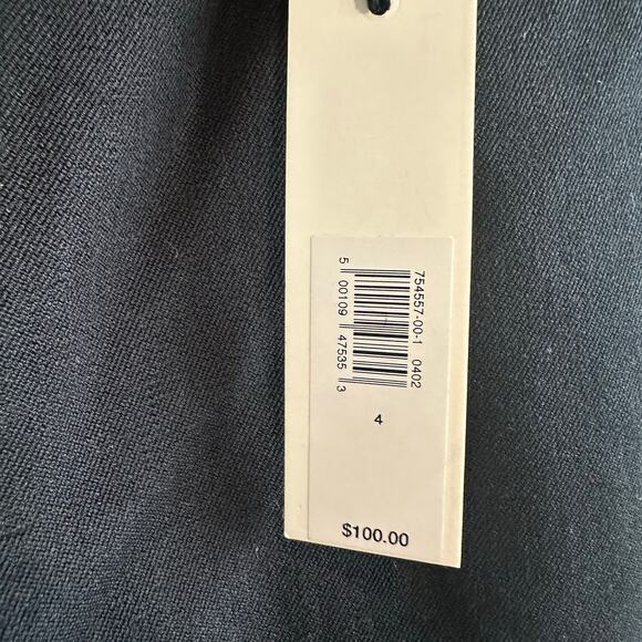 Banana Republic Mid Rise Straight Sloan Pant Black 4 754557 - Picture 5 of 13